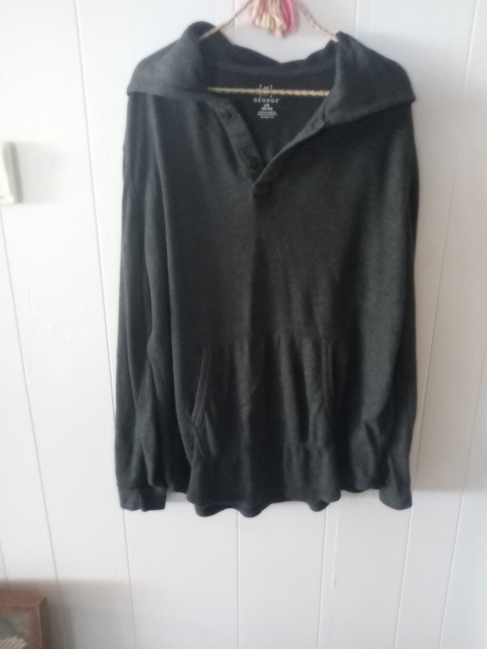George Black Women's Hooded Skirt-Style Pullover